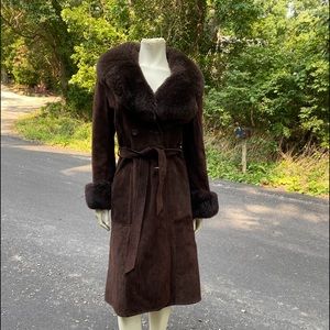Beautiful Chocolate Vintage Shearling